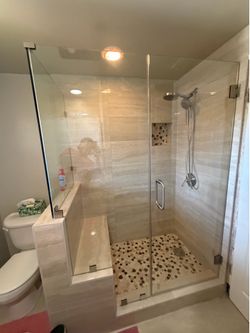 Shower glass doors