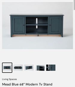 Living Spaces Blue Mead 68” TV Stand