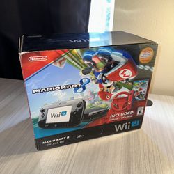 Nintendo Wii U Console Mario Kart 8 Deluxe Set 100% CIB