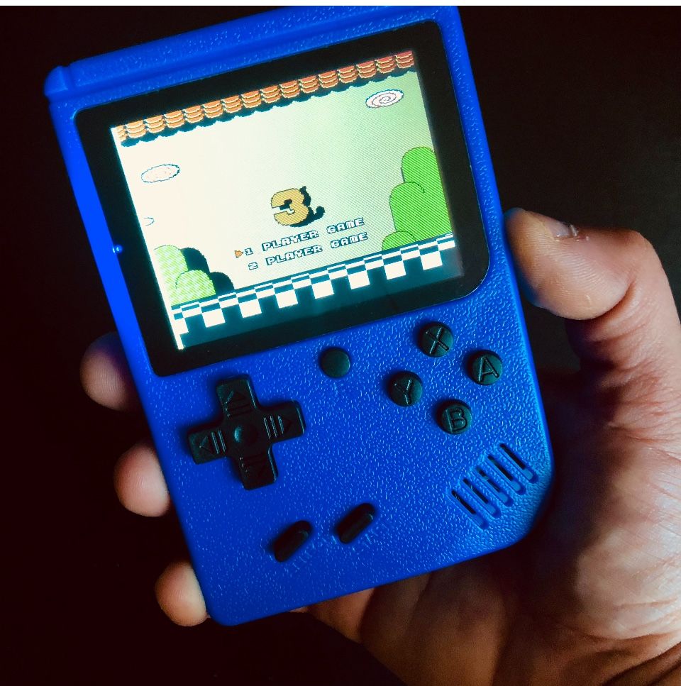 BRAND NEW! Handheld, Gameboy-Style Game Console with Retro Video Games