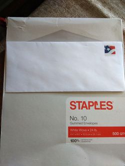 Envelope with stamp