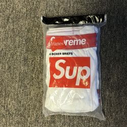 White Supreme Boxer Briefs