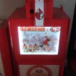 49ers Newspaper Stand W/Safe