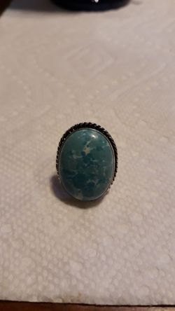 Beautiful Larimar ladies Larimar ring