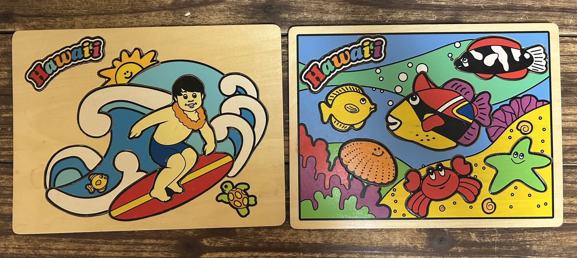 Puzzles - Wooden - Hawaii Themed 