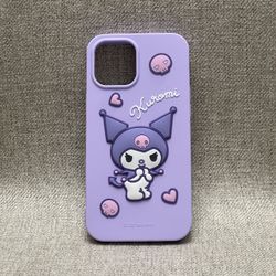 3D Kuromi Phone Case in Purple Color