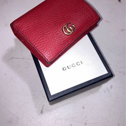 Red GUCCI Wallet 