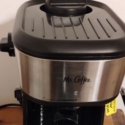 Mr. Coffee Espresso and Cappuccino Machine NEW 