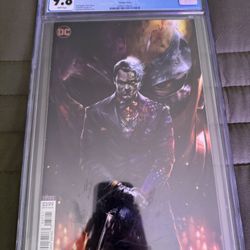 Deathstroke #37 Variant CGC 9.8 Mattina DC Comics 2018 Two-Face Graded