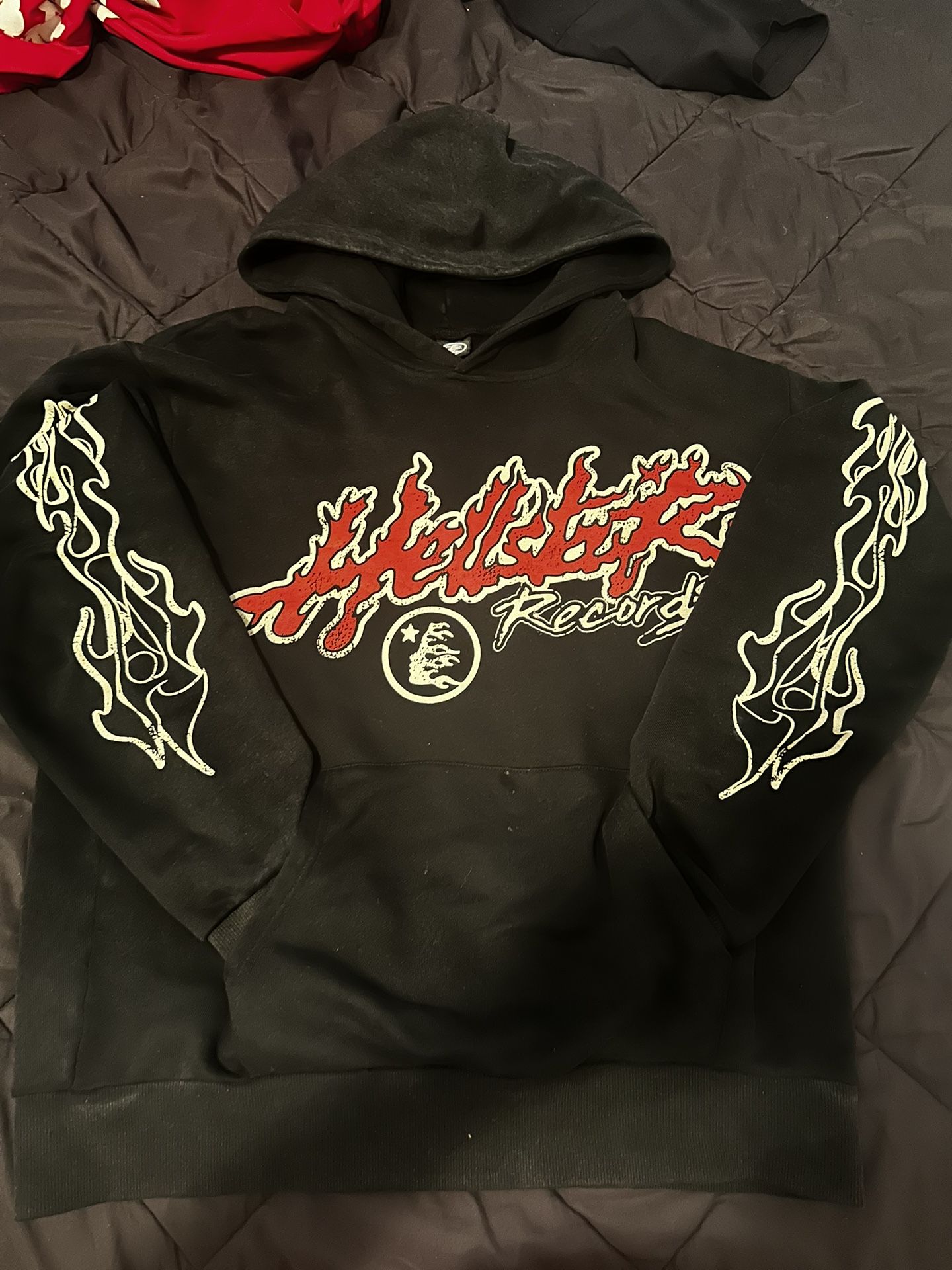Black and Red Hellstar Hoodie