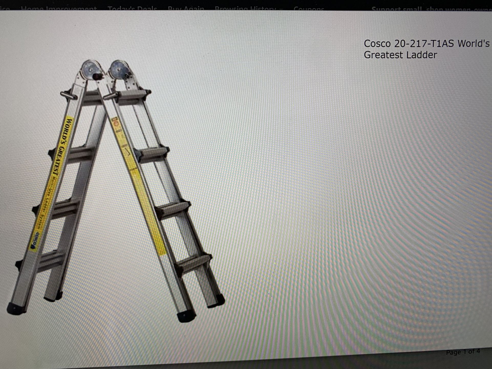 Cosco 20-217-T1AS World’s Greatest Ladder - New