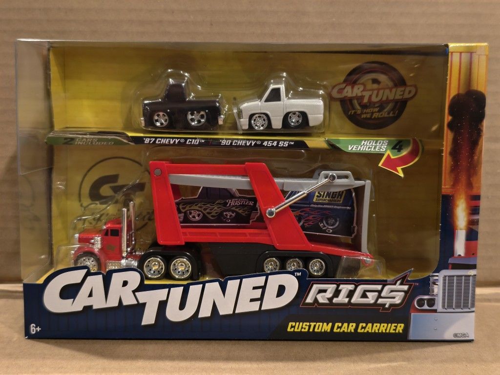 Car Tooned Rigs 1987 Chevy C10 and 1990 Chevy 454 SS