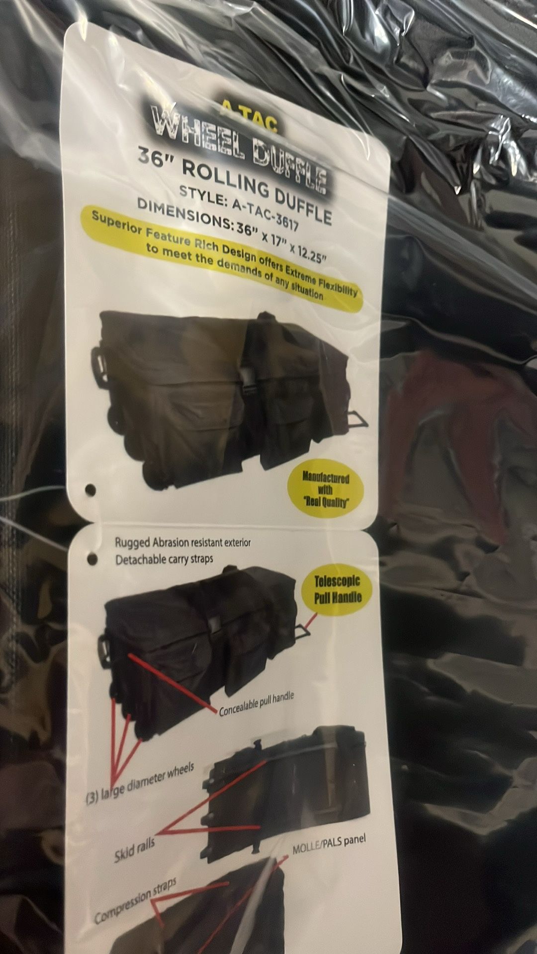 A-tac Wheel Duffle Military