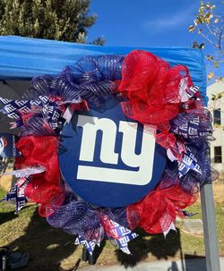 New York Giants Wreath