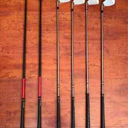 Adams Tight Lies Hybrid & Iron Set (3H, 4H, 6,7,P + 8 Iron) Golf Clubs