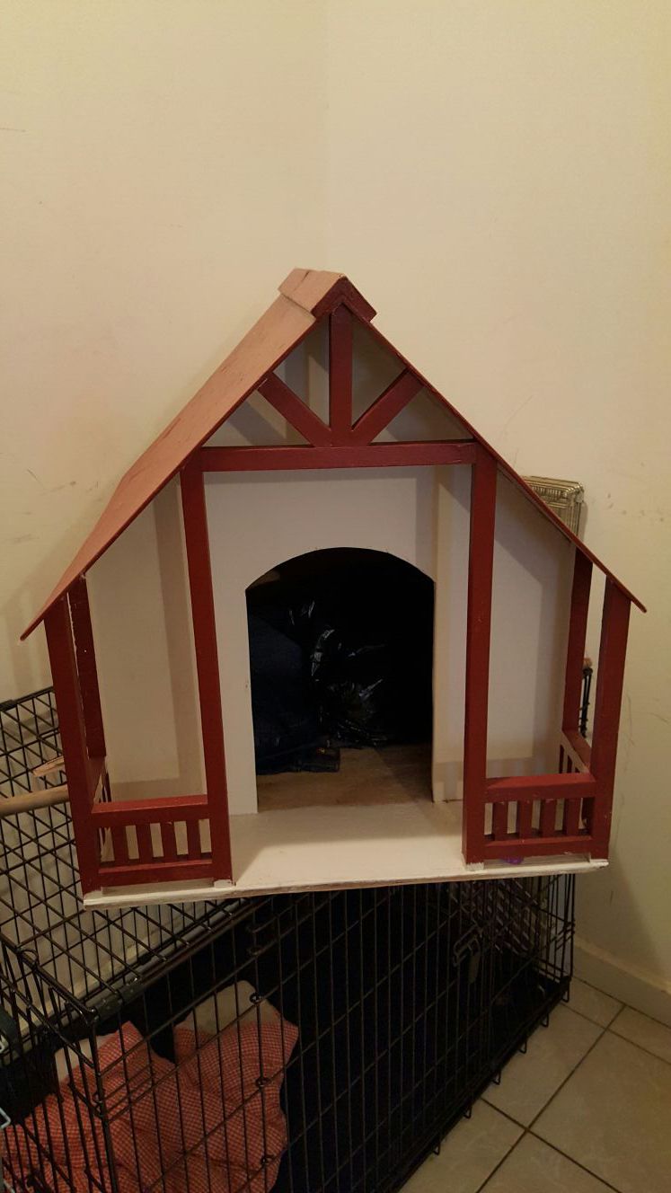 Handmade dog house