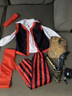 Little Boys Pirate Halloween Costume & Accessories 