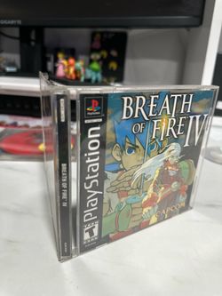 Breath of Fire IV PS1 Game 4 like new