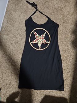 Eye Candy Pentagram Pizza Body Con Dress