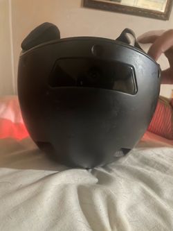 Helmet with camera and lights