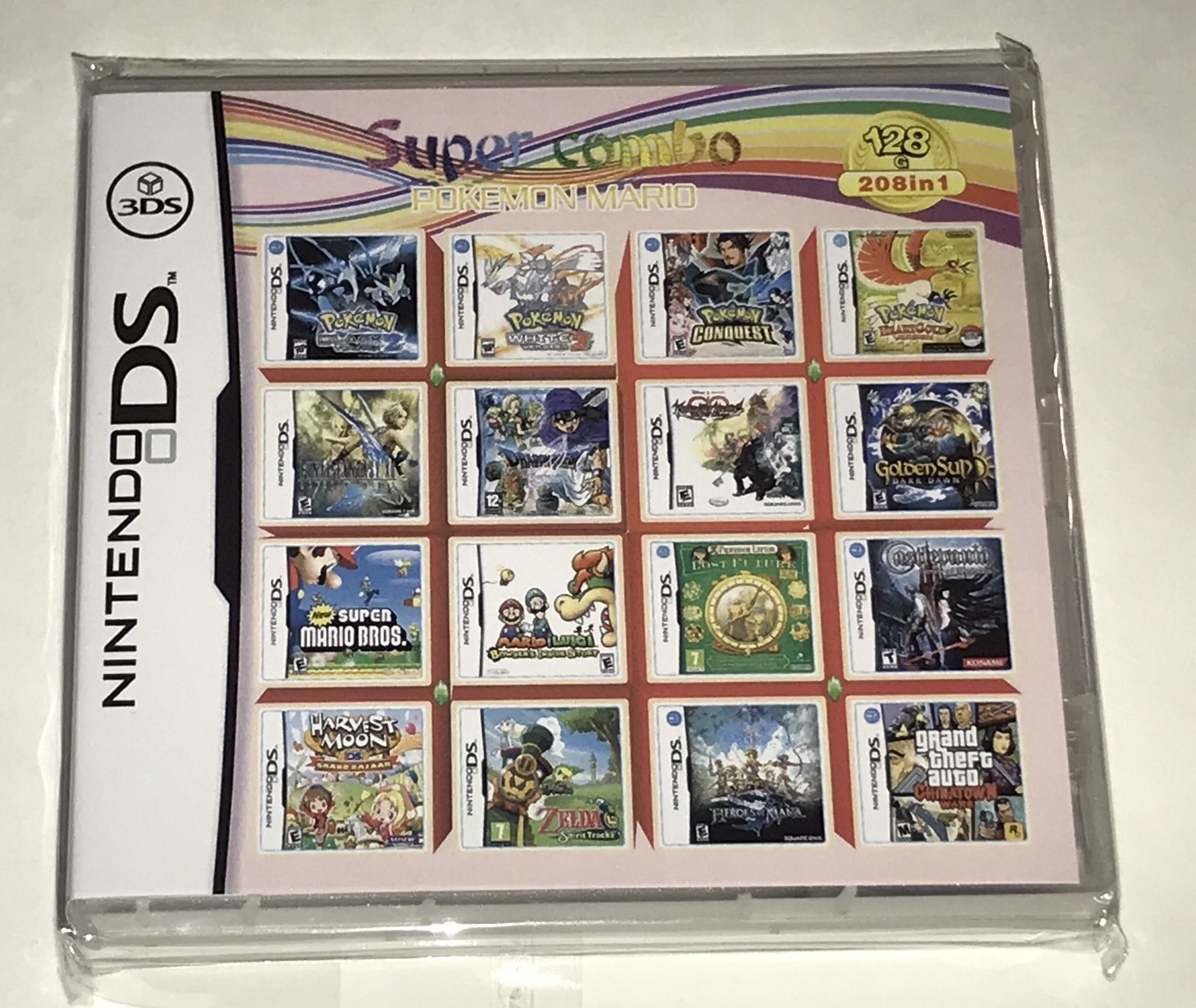 208 in 1 Nintendo DS Games (Brand New)