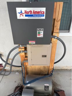 North American 25 W rotary 3 Phase Converter