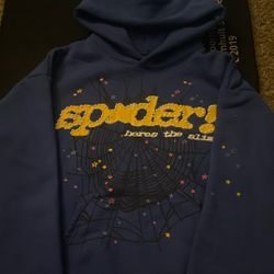 Blue Sp5der Hoodie