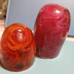 Handcrafted Roses Under Glass