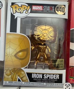 Funko Pop Iron Spider Gold Chrome #440