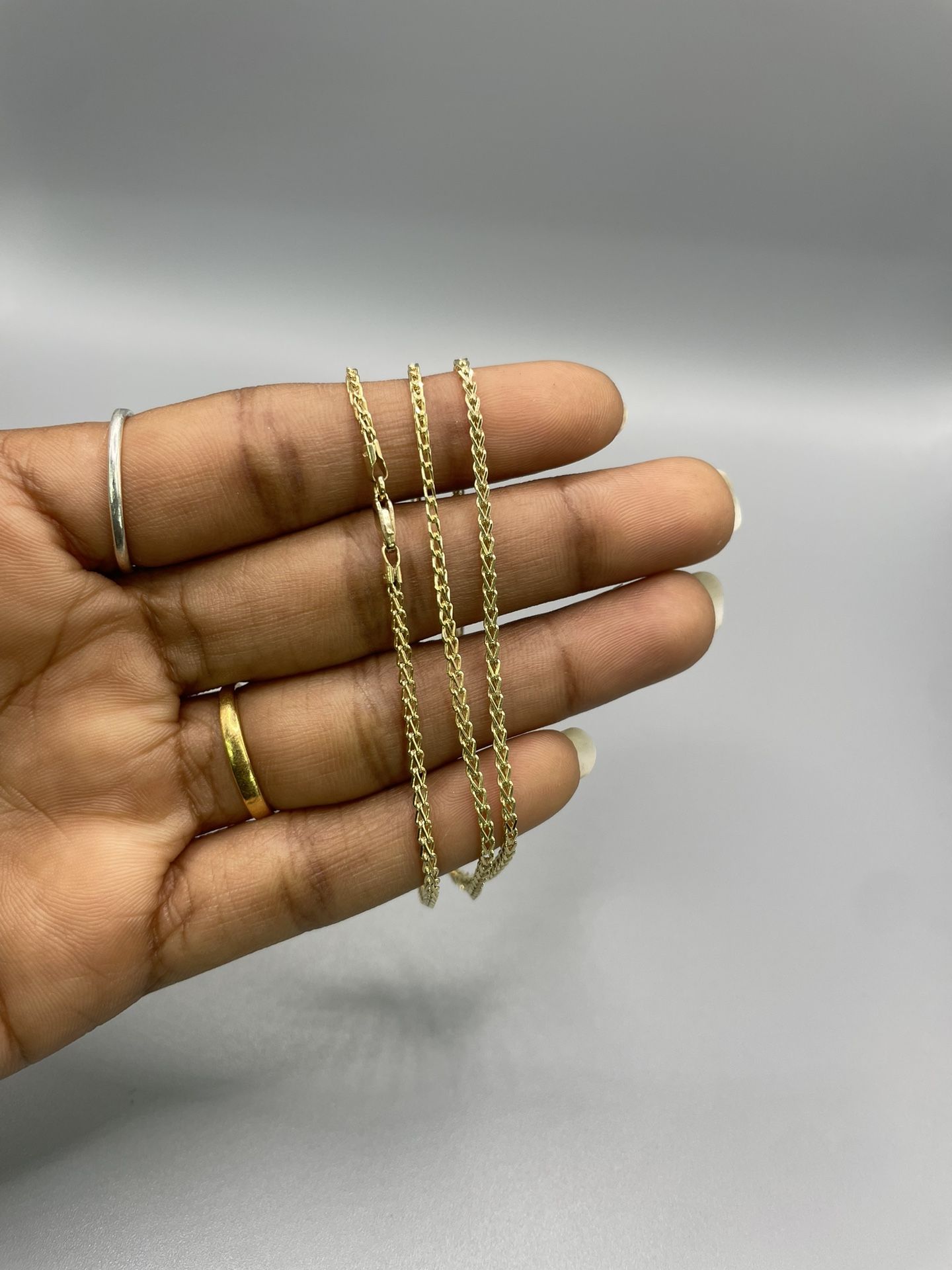 10 KT REAL GOLD FRANCO CHAIN