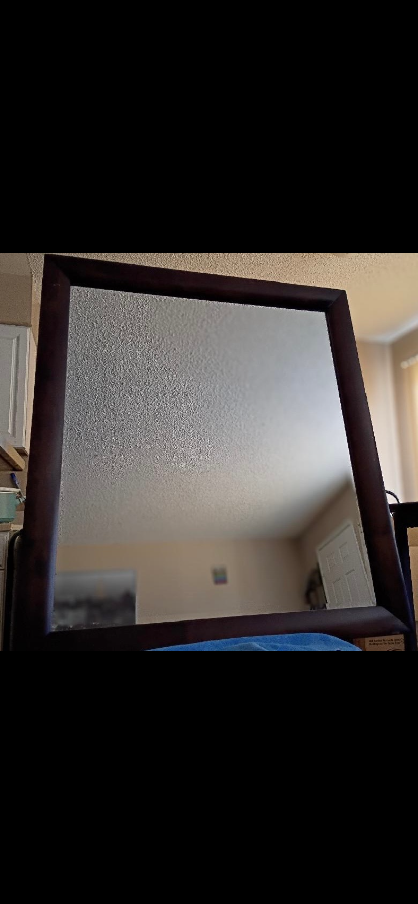 Medium to large Wall Mirror; minor imperfections.. Price negotiable