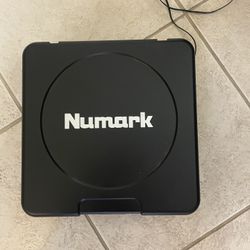 Numark PT01 Portable Vinyl Turntable Record Player