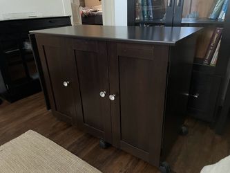 Sewing Machine Cabinet / Sewing Craft Table – Rolling & Folding