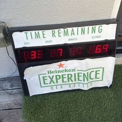 Count Down Timer Display