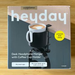 heyday Desk Headphone Hanger with Coffee Holder