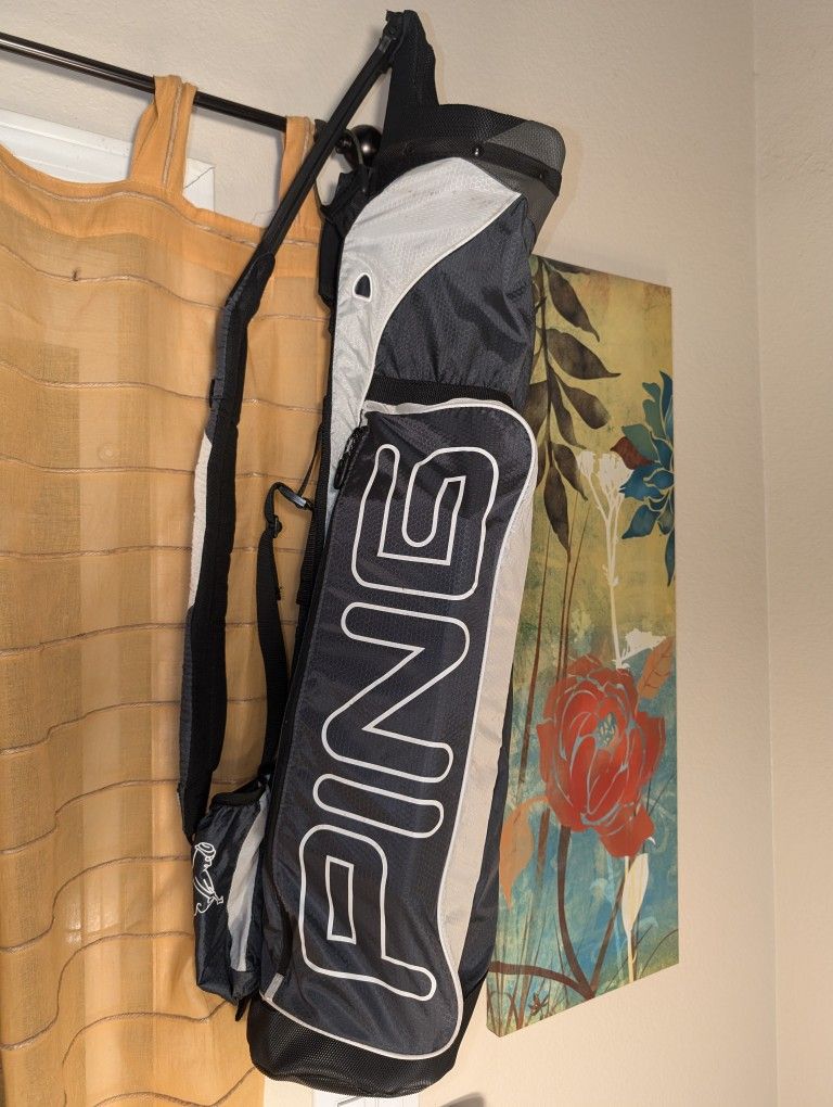 PING Moon-Lite2 dark blue / gray Carry Bag (9 Out Of 10) Condition