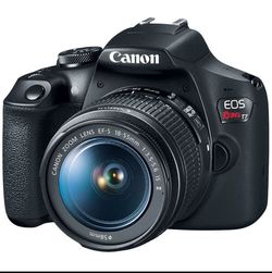 Canon EOS Rebel T3 12.2 MP CMOS cámara digital SLR con lente de 18-55mm IS Il + lente telefoto zoom Canon EF 75-300mm f/4-5.6 Ill