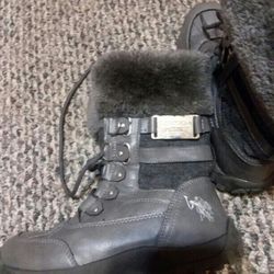 Grey US Polo Assn Boots