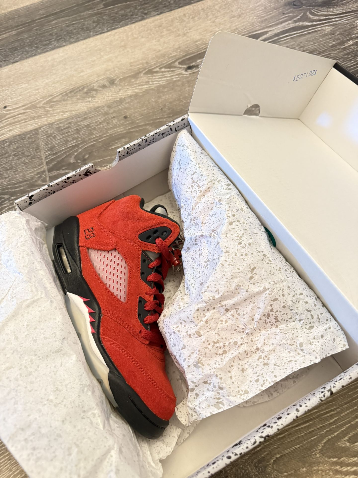 Jordan 5 Raging Bull 2021 GS 3.5 3.5Y