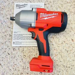 Milwaukee M18 18-Volt Brushless 1/2 in. High Torque Impact Wrench with Friction Ring (Tool Only)