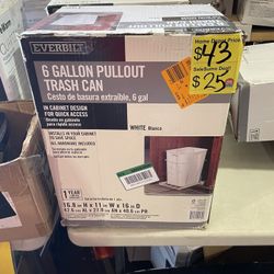 SaleSumo 6 Gallon Pull Out Trash Can