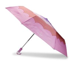 Kate spade Scalloped-Print ​​Automatic Folding Traveler Umbrella