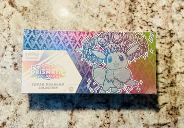 Sealed Prismatic Evolutions Super Premium Collection Box