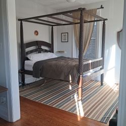 Hand Carved Canopy Bed