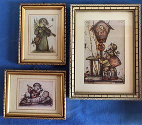 Set of 3 Hummel Framed Prints