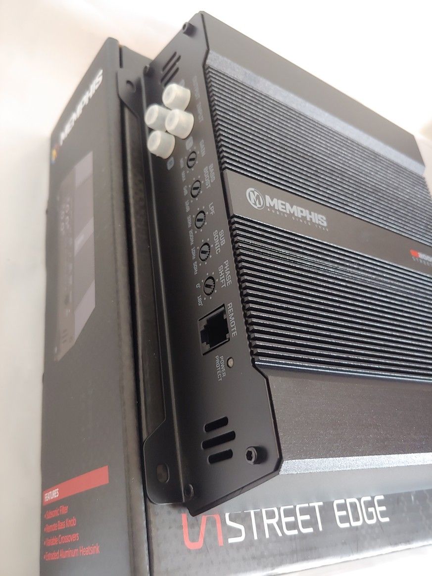 MEMPHIS 2000 WATTS MONOBLOCK 1 OHM STABLE BUILT IN CROSSOVER WITH BASS CONTROL CAR AMPLIFIER ( BRAND NEW PRICE IS LOWEST INSTALL NOT AVAILABLE )