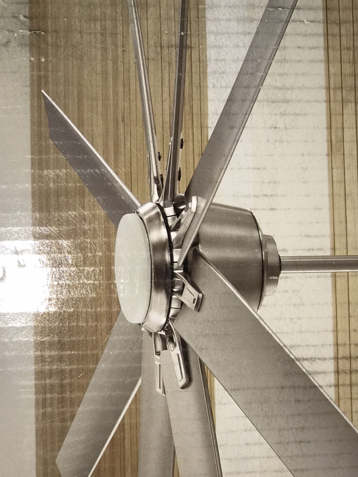 72” Size Ceiling Fans Led With Remote Control Asking $215each
