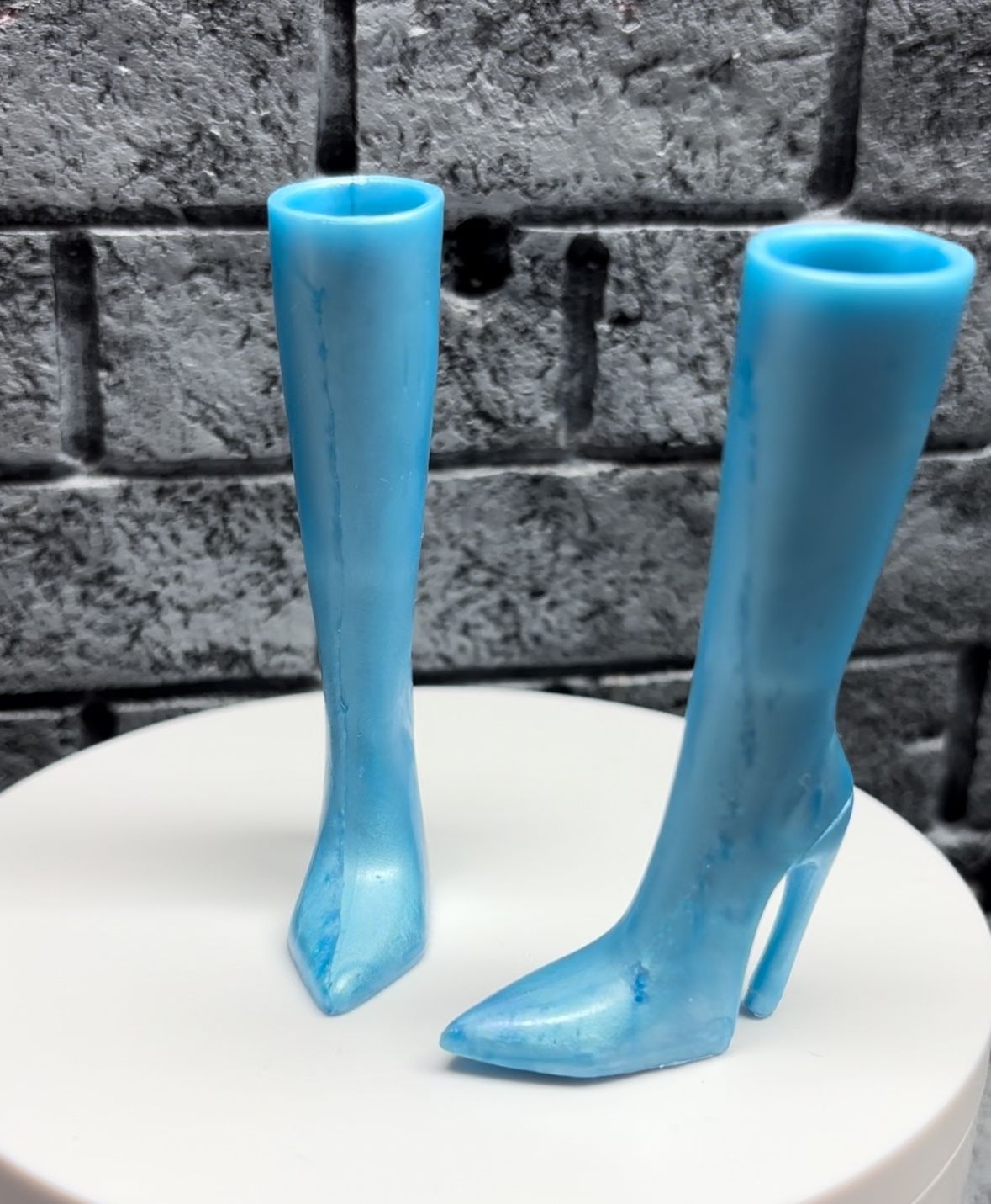 Bratz Girlz Really Rock Long boots COLOR metallic electric blue