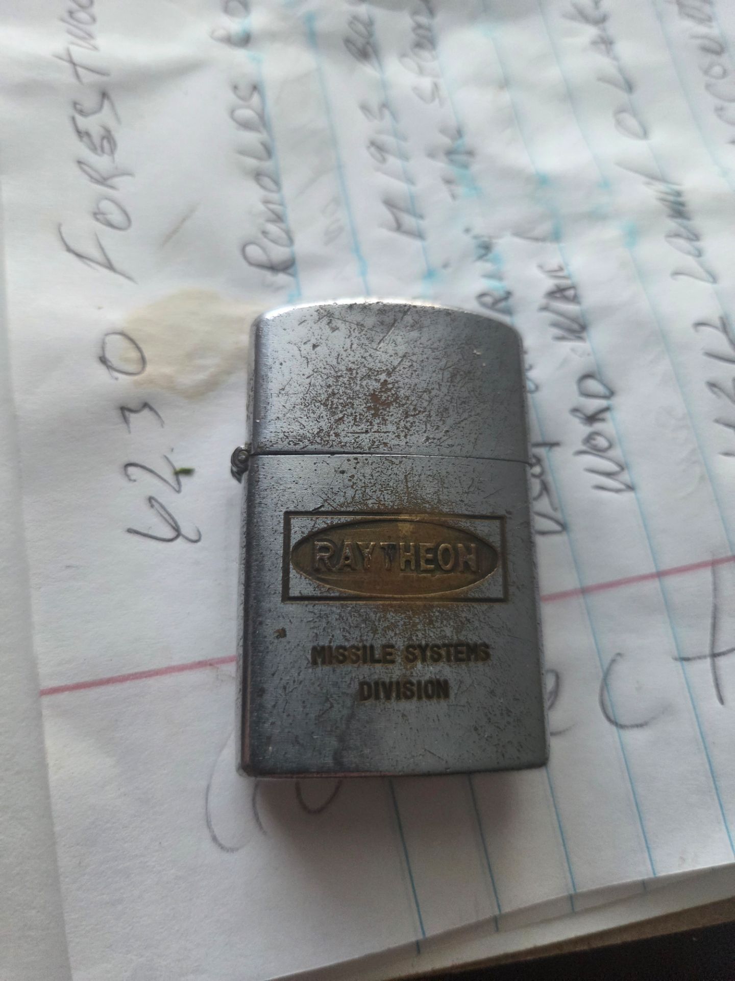 Vintage metal cigarette lighter