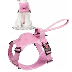 Dog Harness For Medium Dogs No-Pull - Harness For Dogs With Built-In Retractable